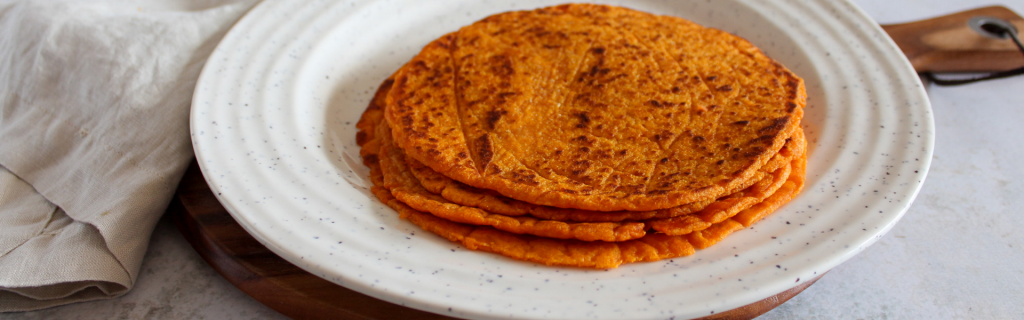 New Recipe: Three Ingredient Sweet Potato Tortillas
