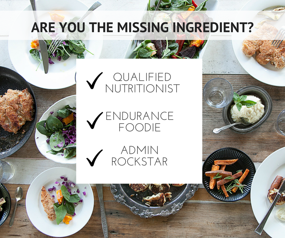 Are you the missing ingredient?