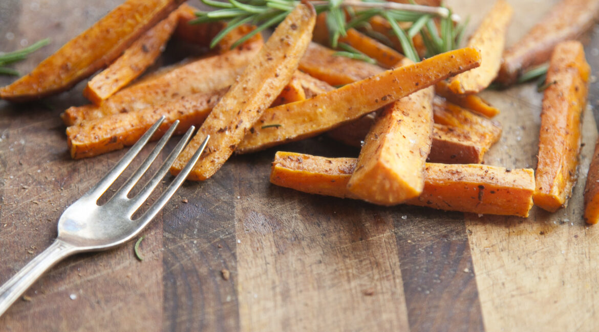 chips, sweet potato,