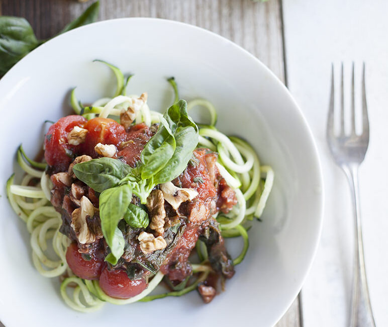 walnut basil zucchetti