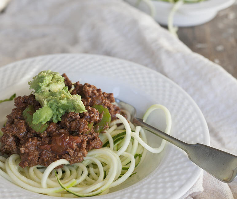 Zucchini Spag Bol