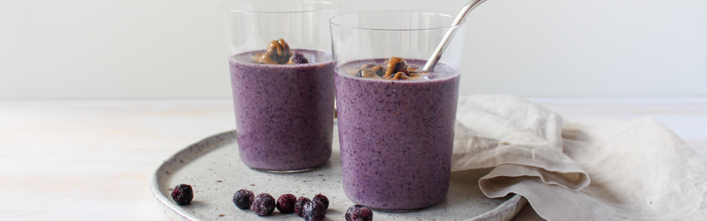 New Recipe: Skin Loving Blueberry Smoothie