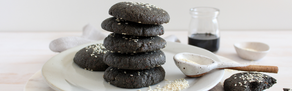 New Recipe: Black Tahini Cookies