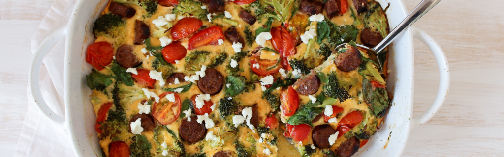 New Recipe: Sausage & Broccoli Frittata