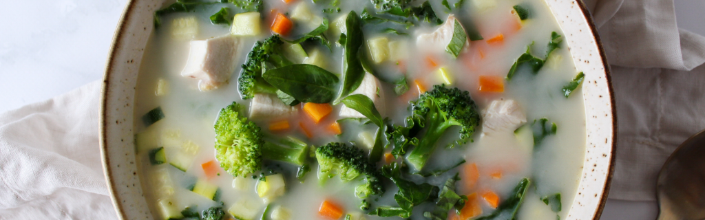 New Recipe: Simple Loaded Bone Broth Soup
