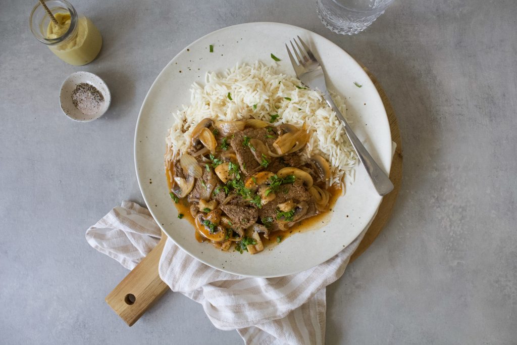 New Recipe: Simple Beef Stroganoff